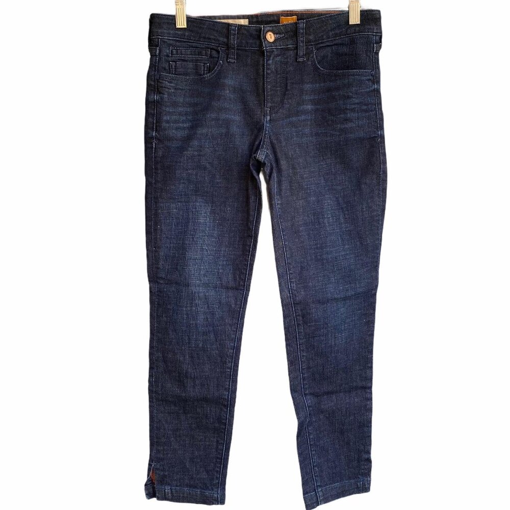 Pilcro and the Letterpress Womens Jeans Size 27 Fit Stet Dark Wash Cotton - Picture 12 of 15